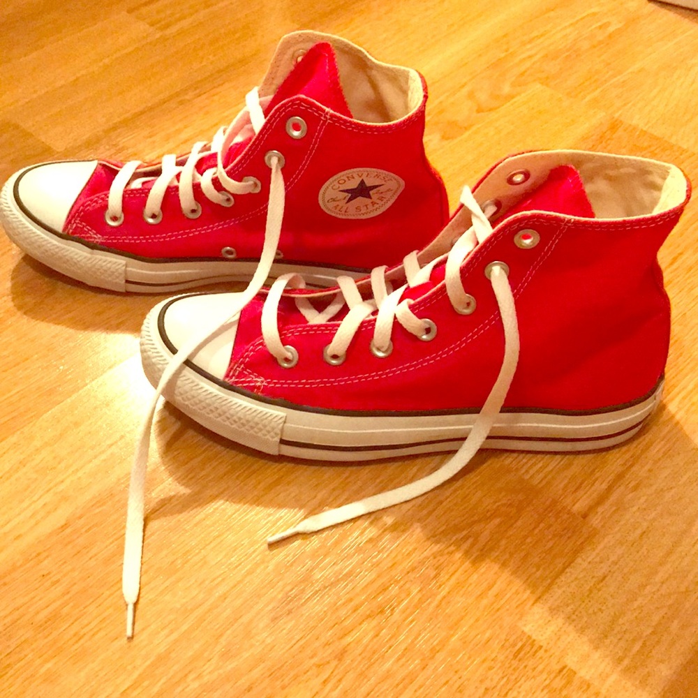 High top Converse sneakers